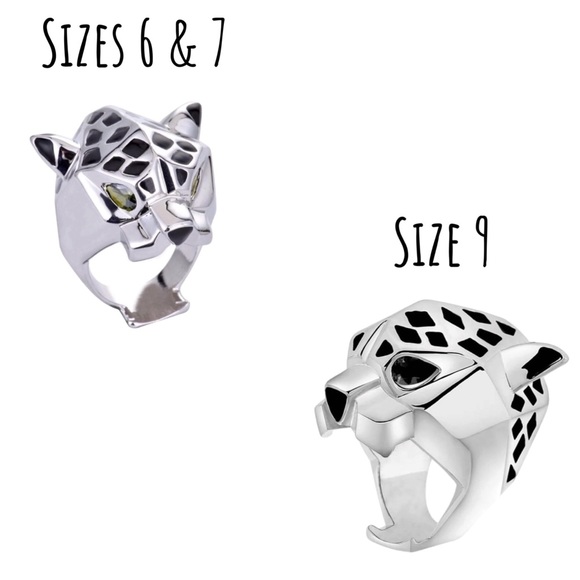 New Silver Panther Statement Ring - Picture 3 of 6
